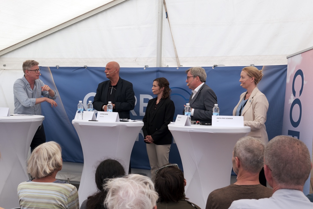 Anita Friis Sommer in conversation on the CORC panel at Folkemødet 2026
